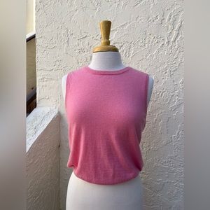 Pink cashmere top